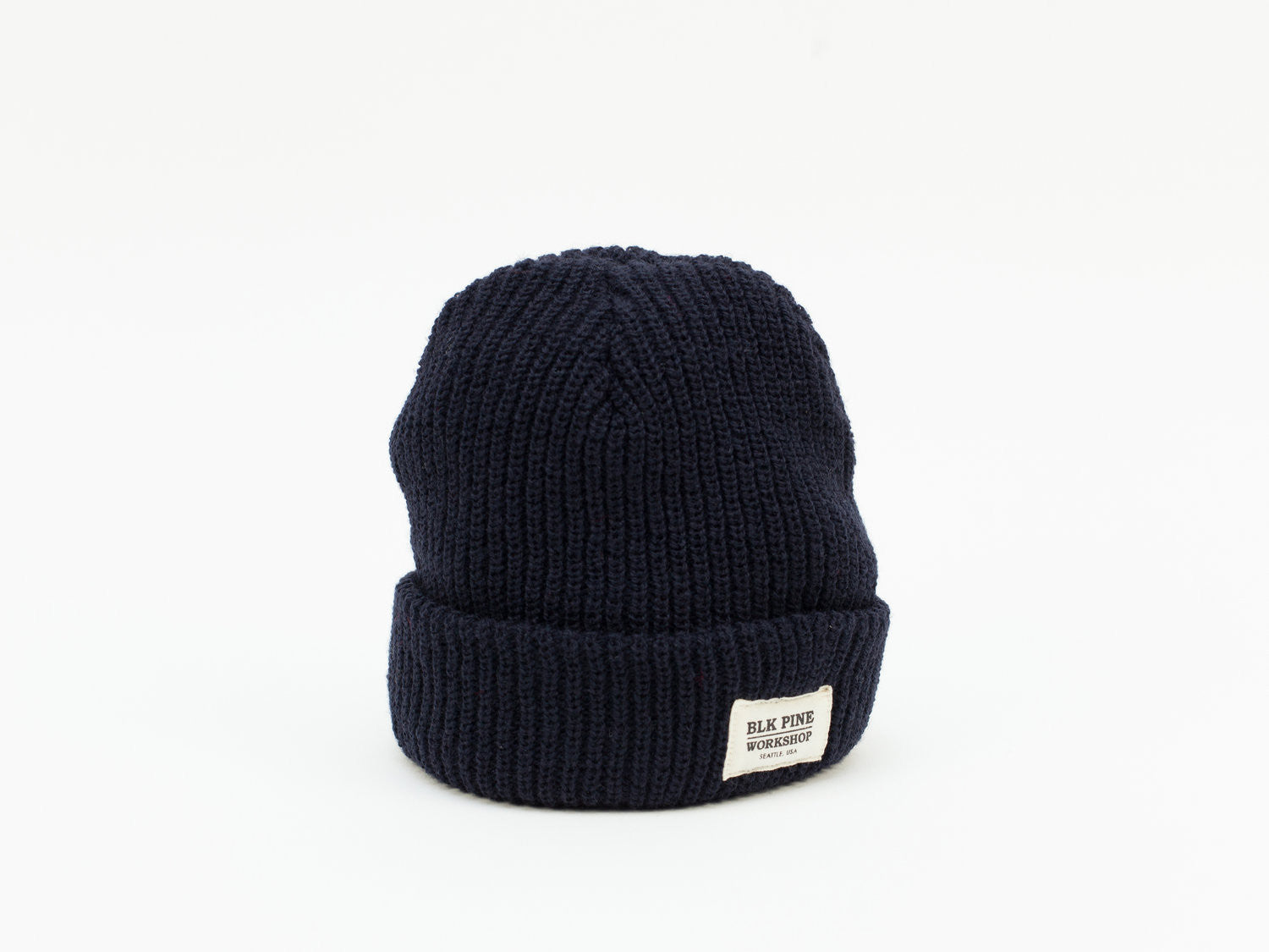 Blk Pine Beanie - Black - KoboSeattle