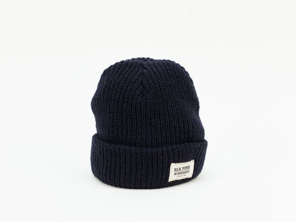 Blk Pine Beanie - Black - KoboSeattle