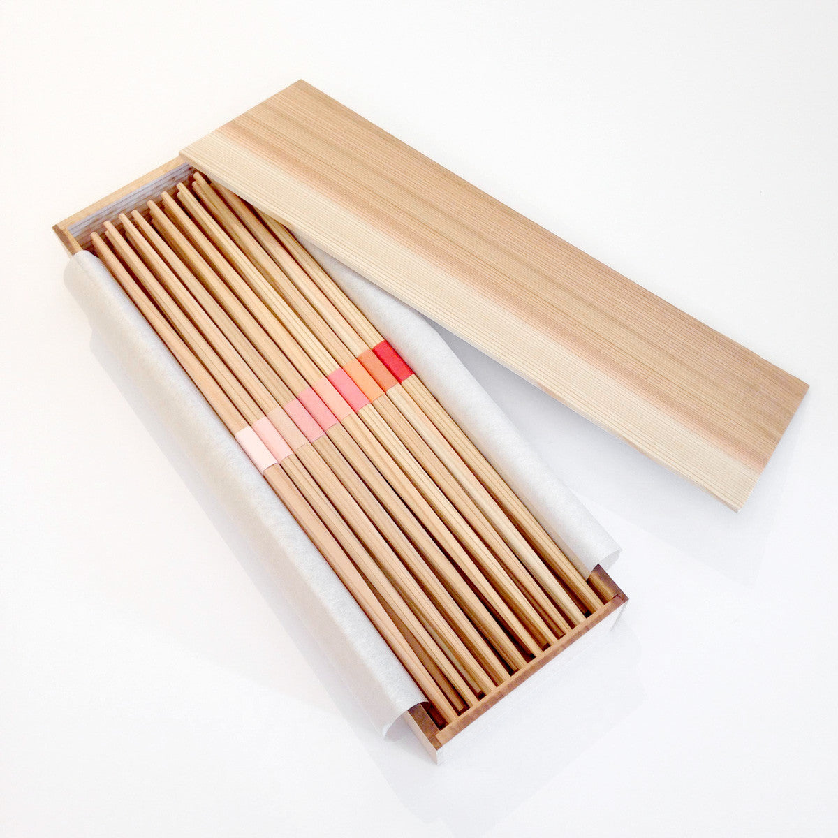 Yoshino Cedar Chopsticks in Cedar Box - 30 pairs - KoboSeattle