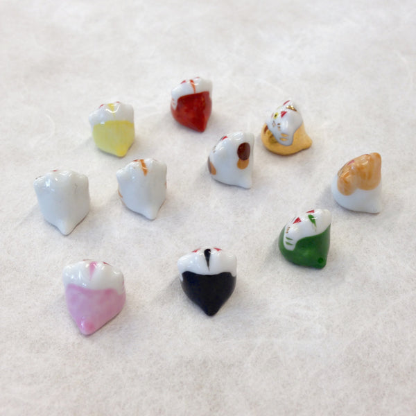 Super Tiny Lucky Cats - set of 10 - KoboSeattle