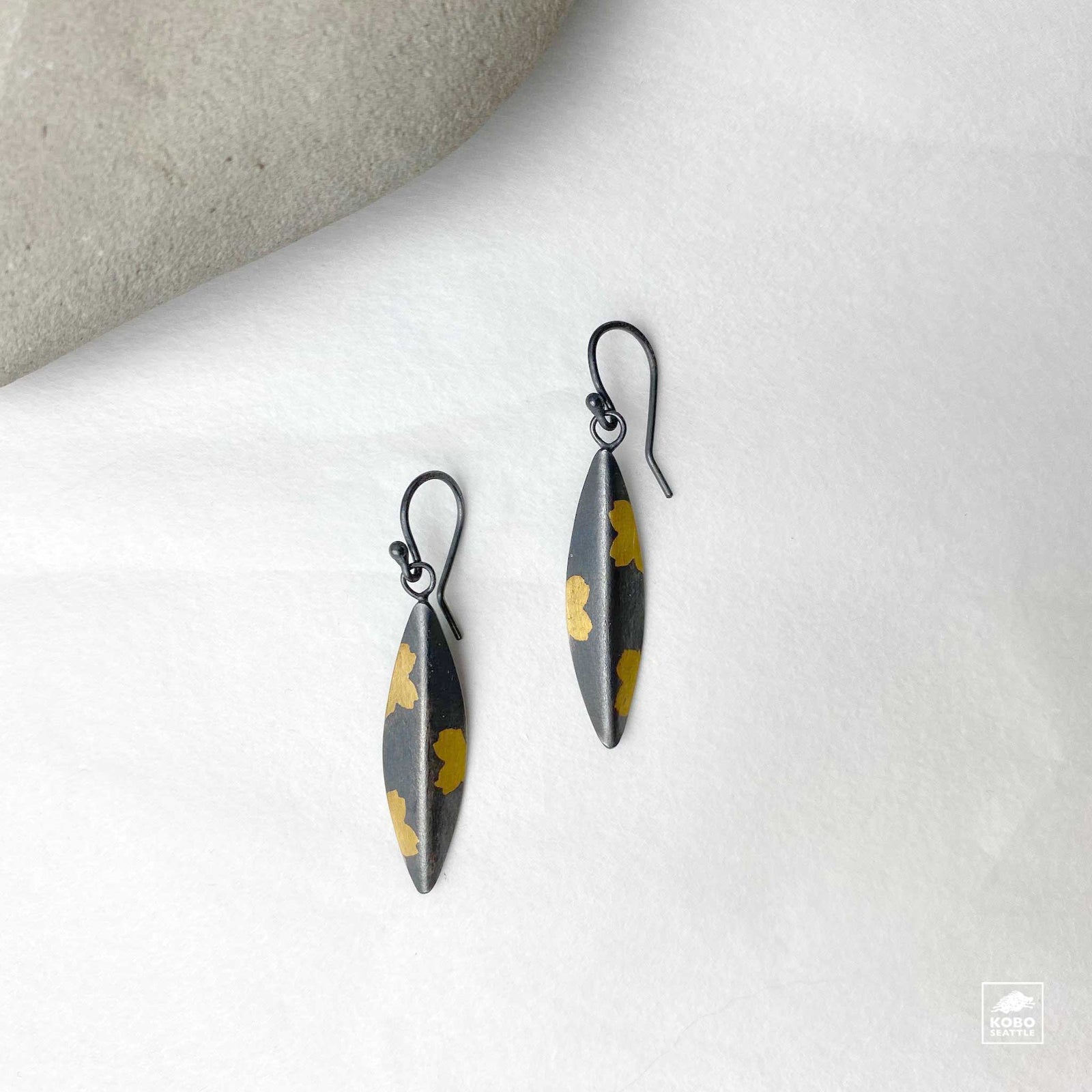 Long Cherry Blossom Earrings