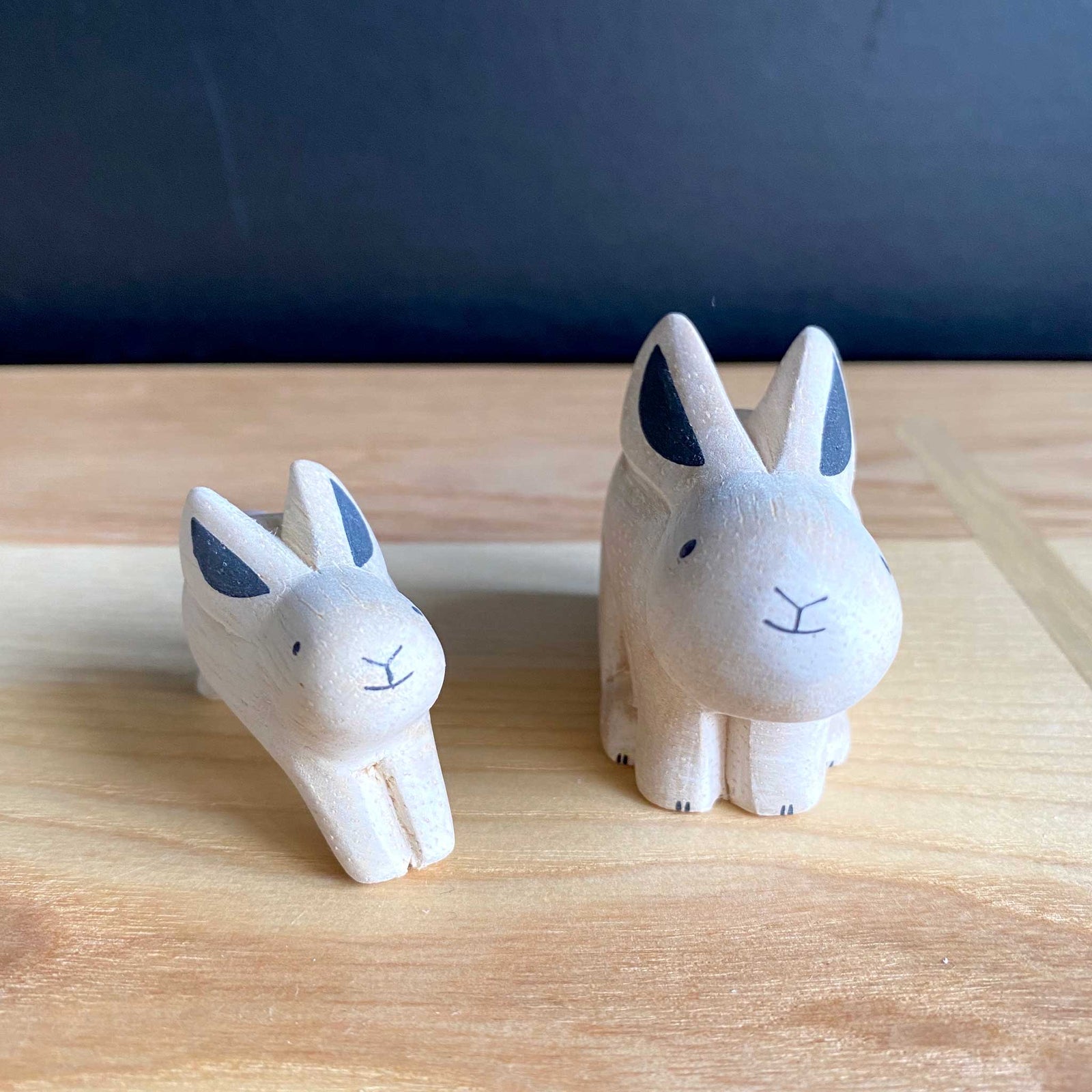 Chibi Wooden Animals: Parent and Child Set