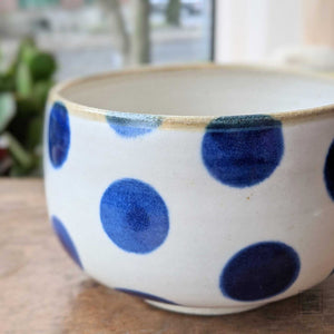 Blue Dot Bowl - 4.5 inches
