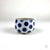 Small Round Blue Dot Bowl by Kathy Berd