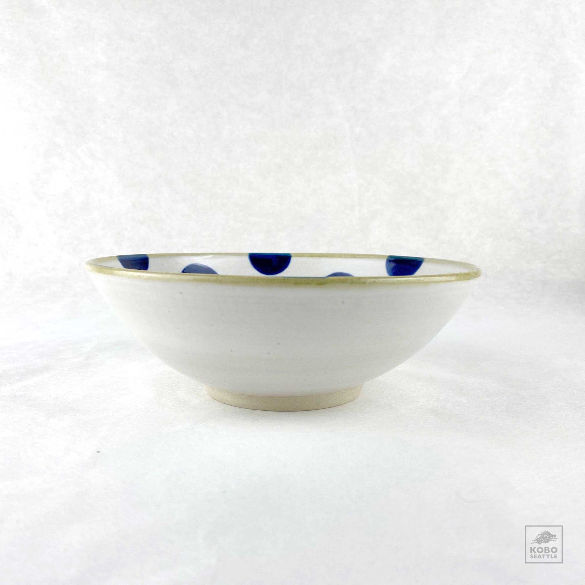 Blue Dot Bowl 19 by Kathy Berd