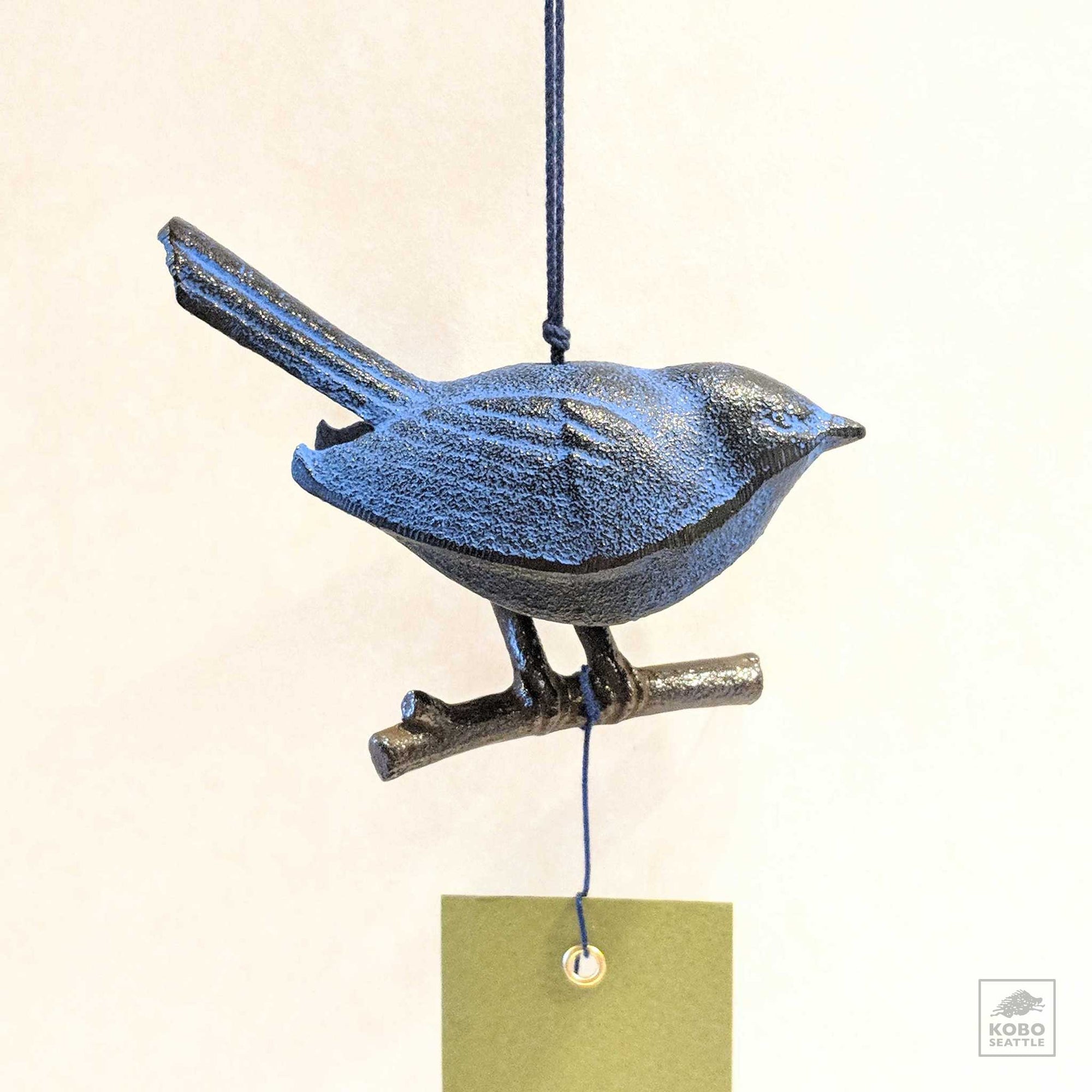 Bird on Branch Wind Chime - three colors