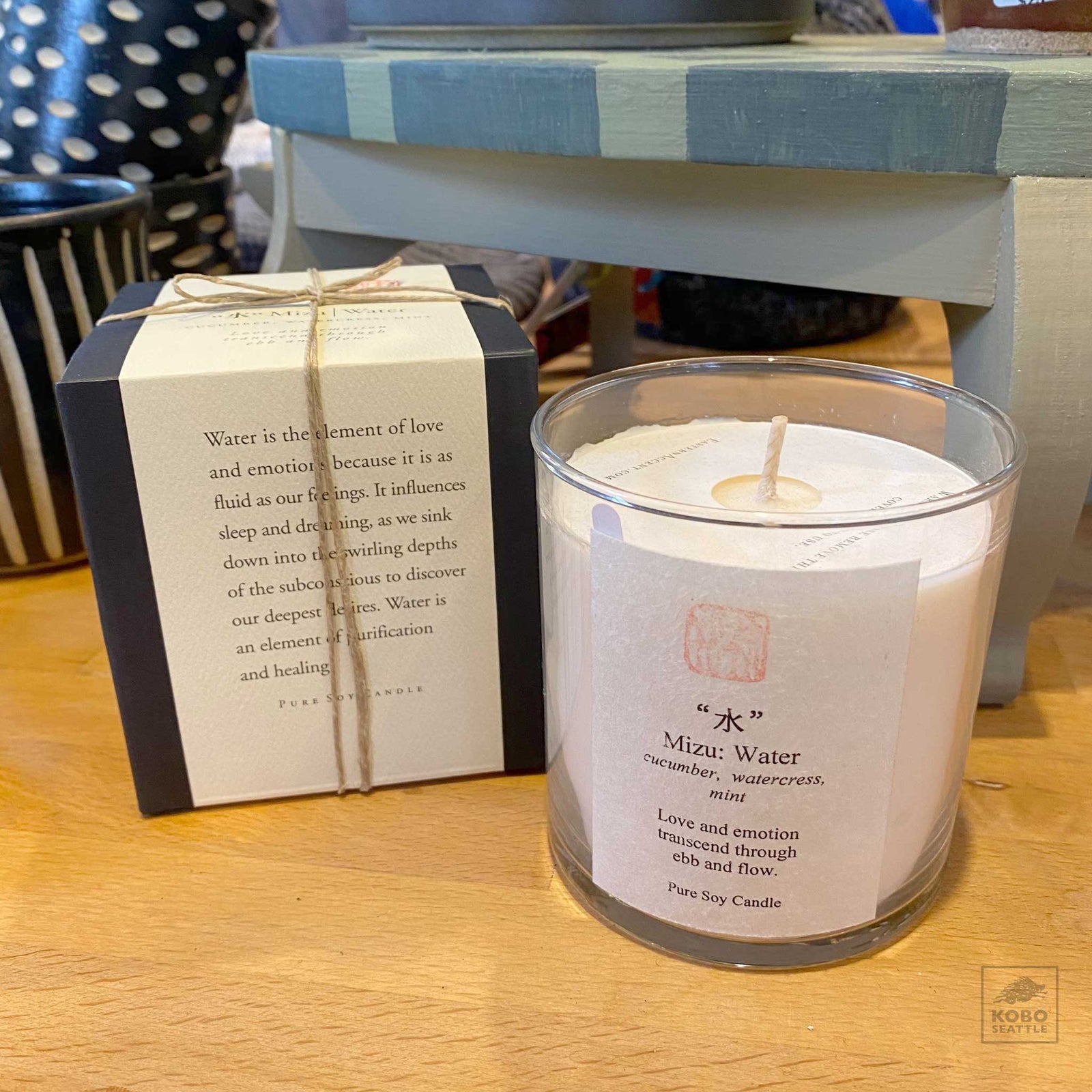 Elements Candle: Water-Mizu