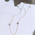 14k and Sterling Silver Confetti Strand Necklace