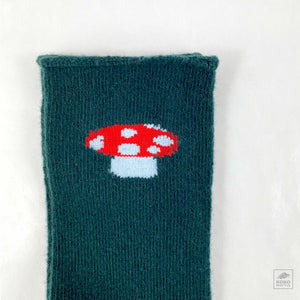 Women's Cashmere Blend Mushroom Socks