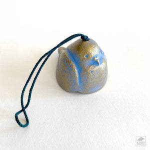 Dove Wind Chime - blue/gold