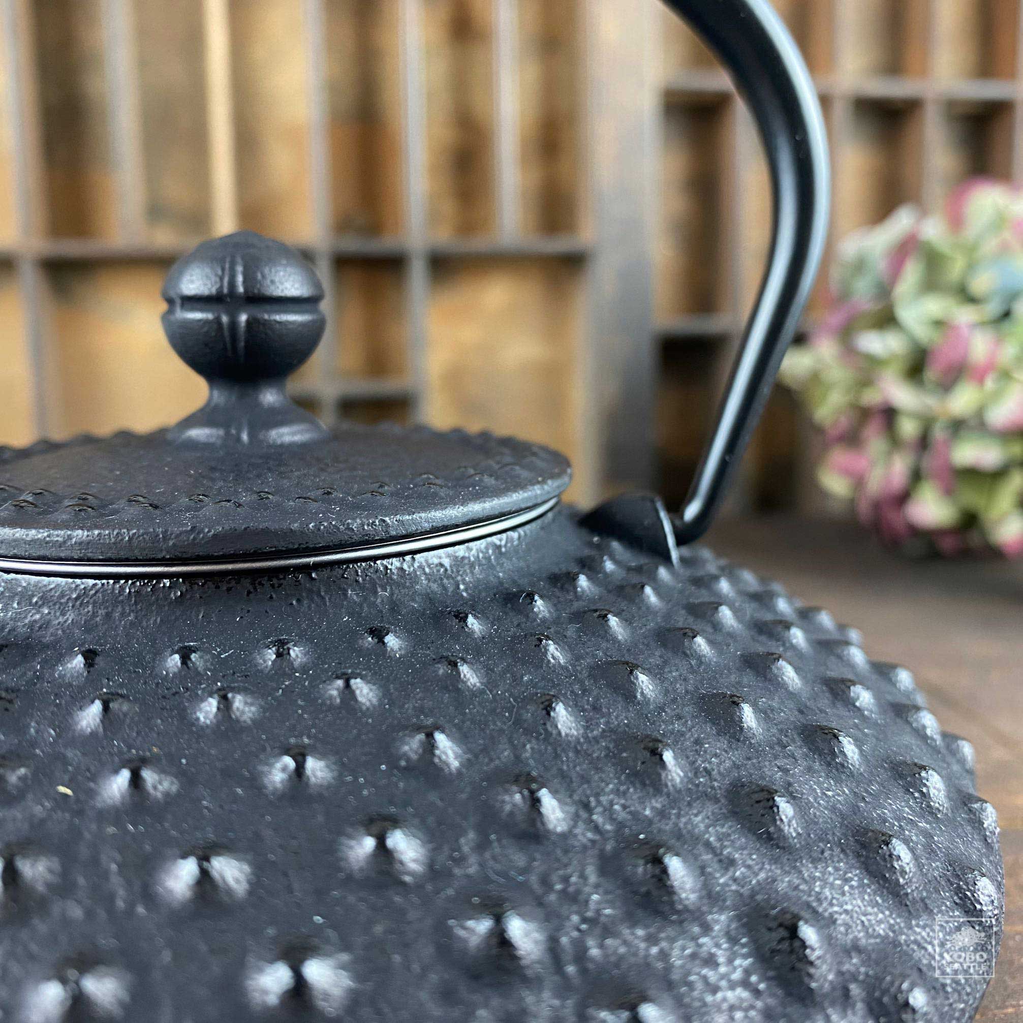 Cast Iron Flat Hailstone Teapot - KoboSeattle