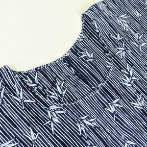 Japanese Yukata Cotton Top - Bamboo