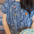 Japanese Yukata Cotton Top - Bamboo