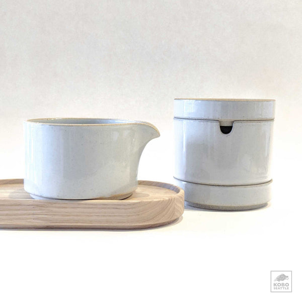 Hasami Porcelain Cream, Sugar, Tray Set KoboSeattle