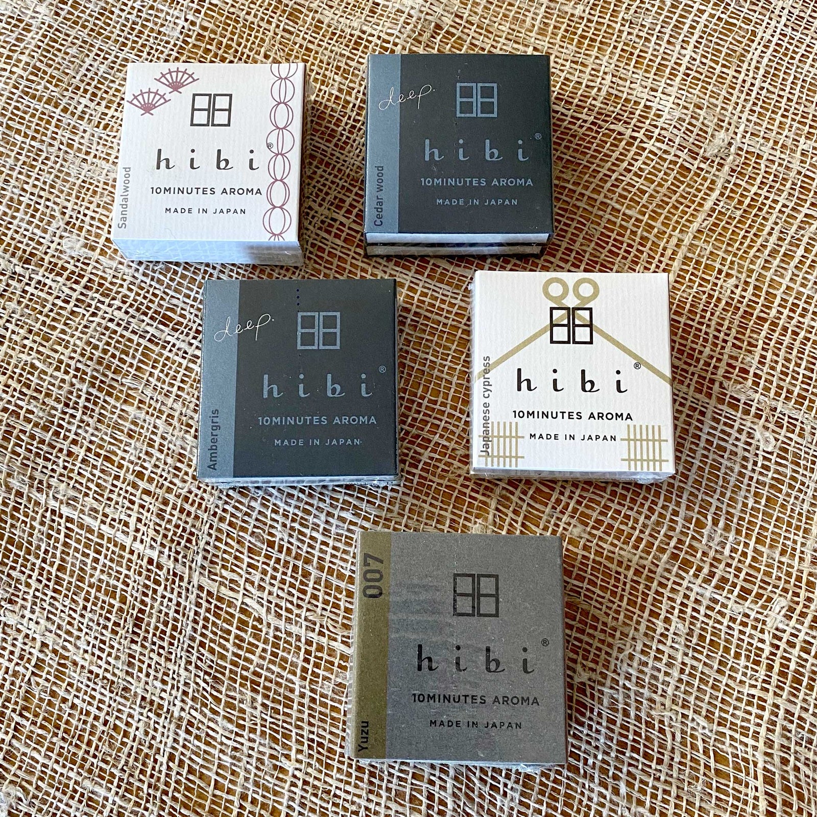 Hibi Incense Matches - Box of 8