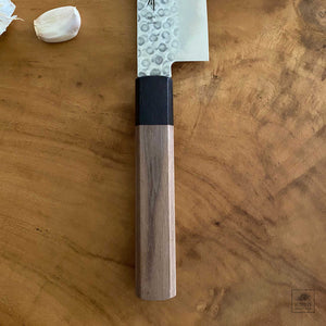 Japanese Santoku/Multi-purpose Knife with Walnut Handle