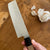 Japanese Nakiri/Vegetable Knife with Walnut Handle