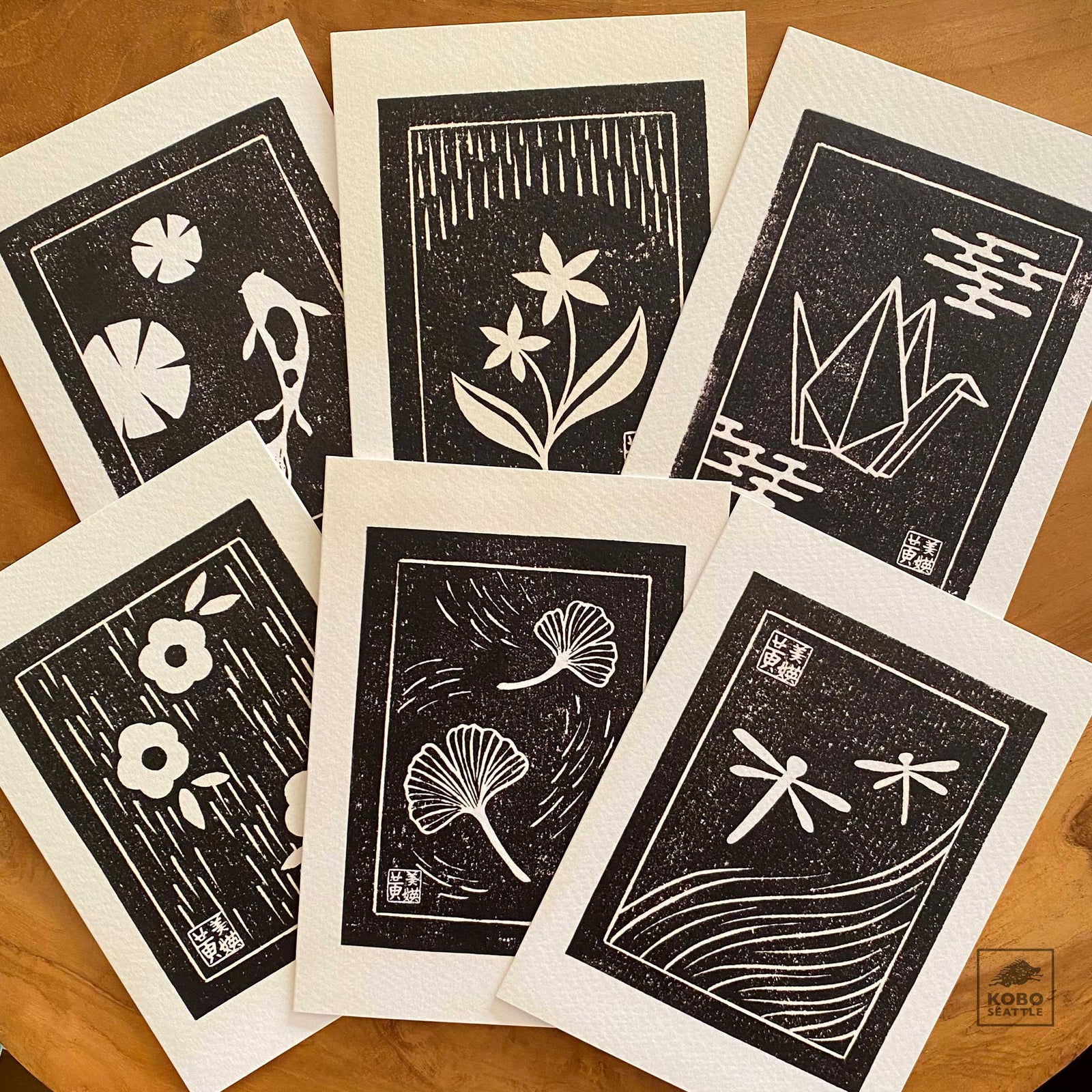 Evening Sky Series - six card set