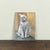 Oil on board from Chinami Kono - White Cat