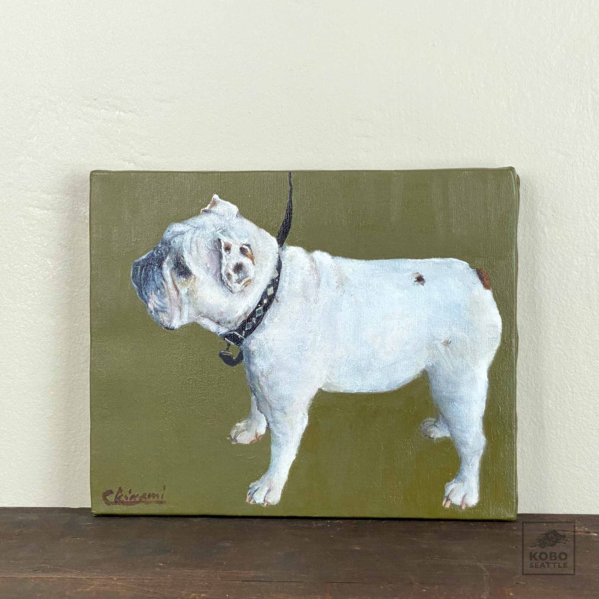 Oil on canvas from Chinami Kono - Bulldog