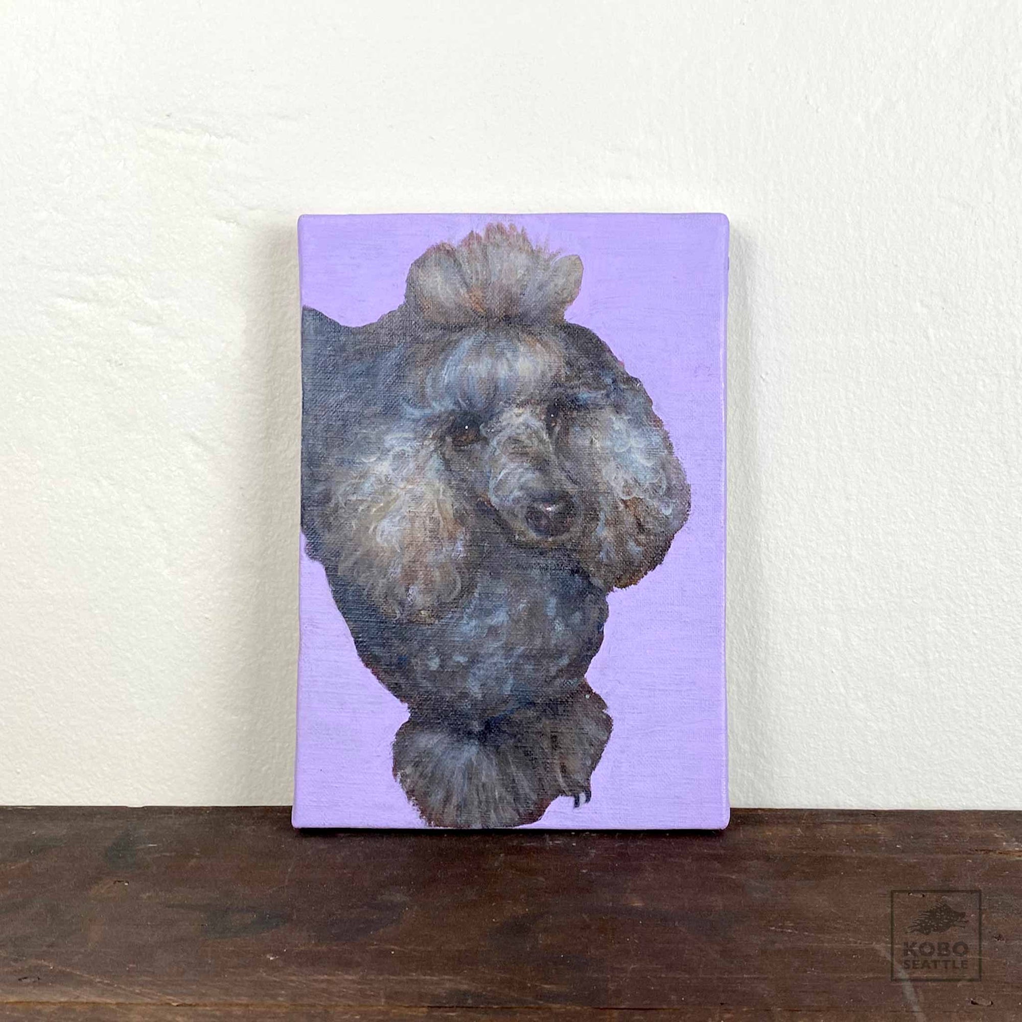 Oil on canvas from Chinami Kono - Poodle