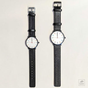 Taki Wrist Watch - Black/White - two case sizes