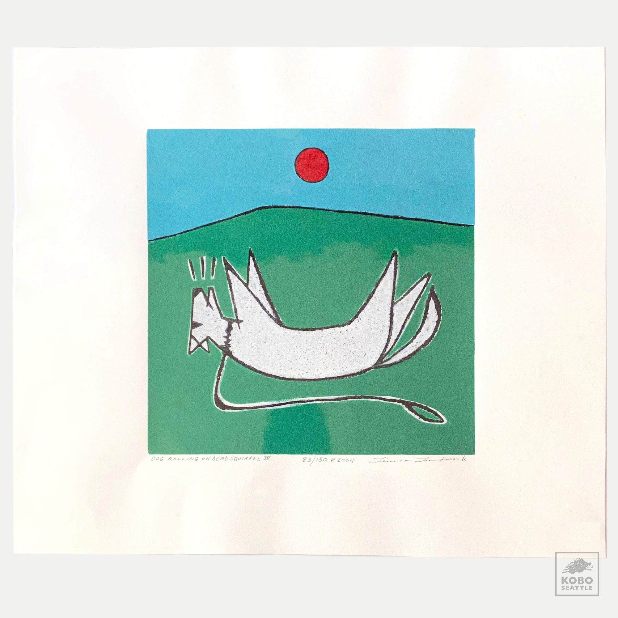 "Dog Rolling on Dead Squirrel IV" by Linnea Lundmark