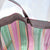 Large Market Bag - Fuchsia stripes