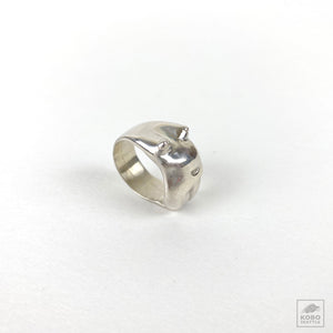 Sterling Silver Torso Ring
