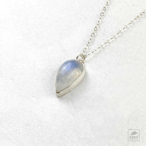 Little Teal Moonstone Necklace