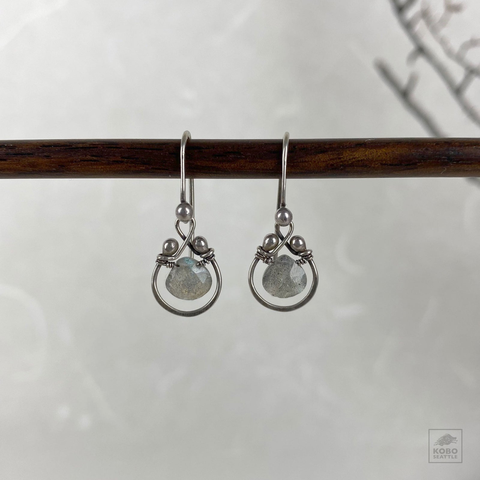 Labradorite Earrings by Zuzko