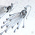 Sterling Silver and Gray Moonstone Earrings