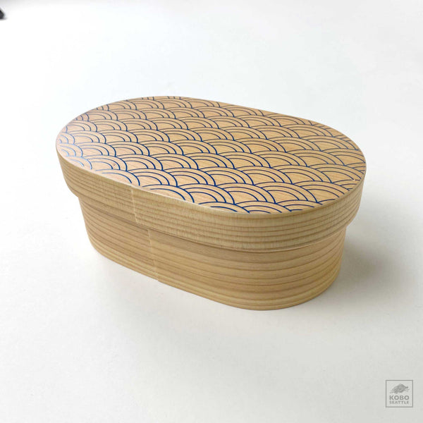 Oval Bento Box Waves KoboSeattle