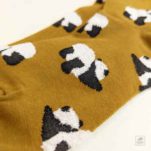 Downward Panda Crew Sock