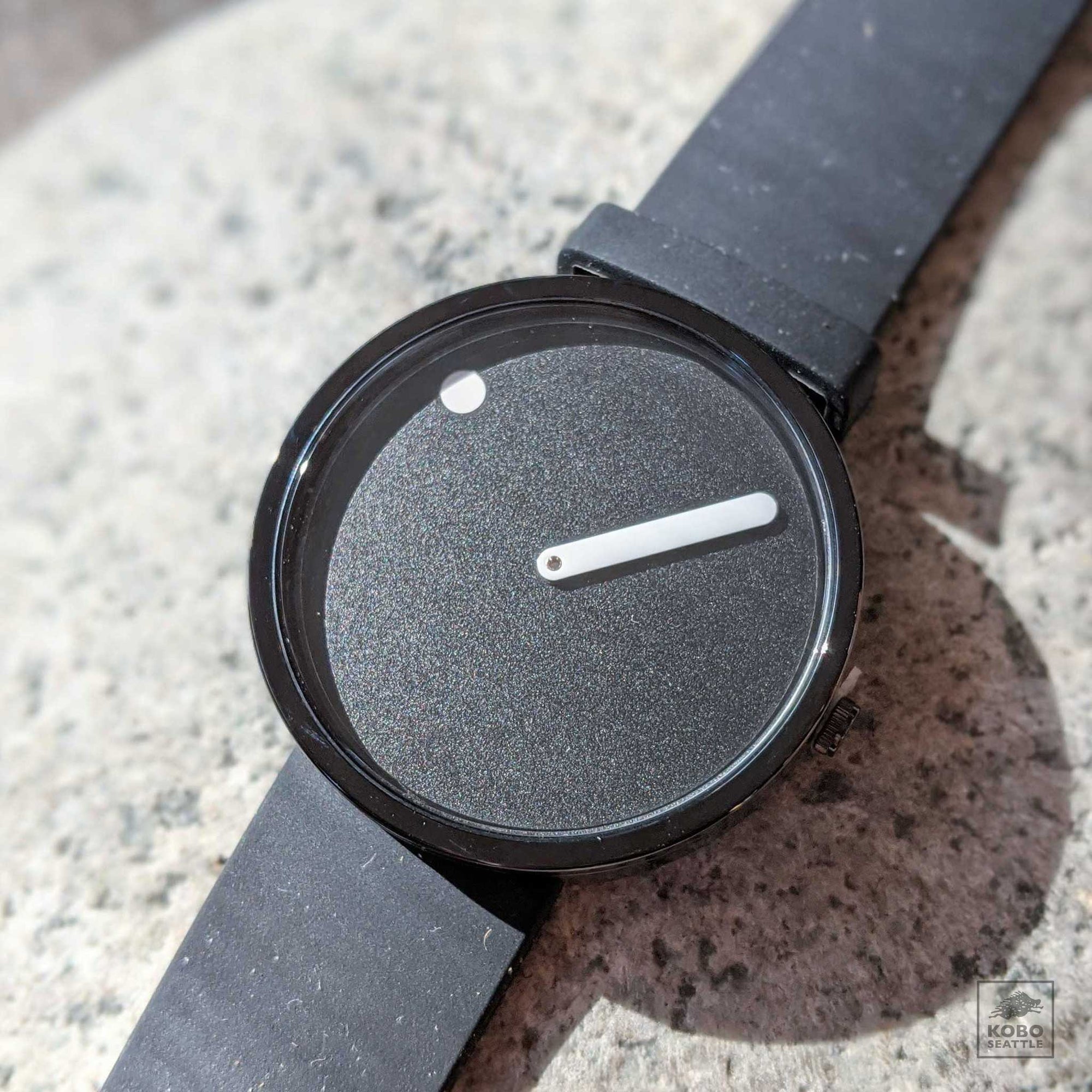 Picto Wrist Watch - Black/Black