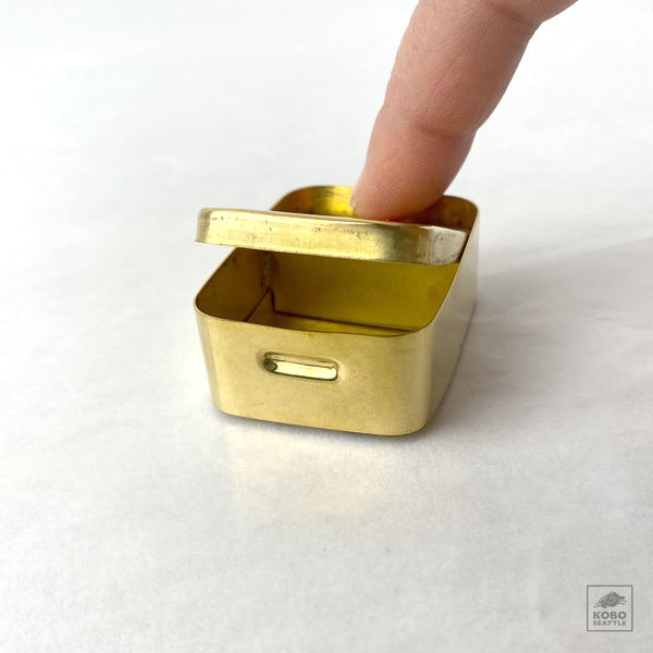 Brass Pill Box – Earthen