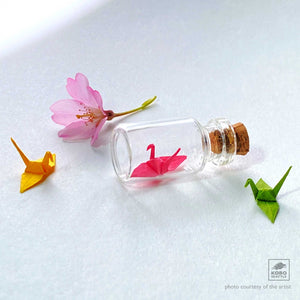 Tiny Crane Bottle by Sakiko