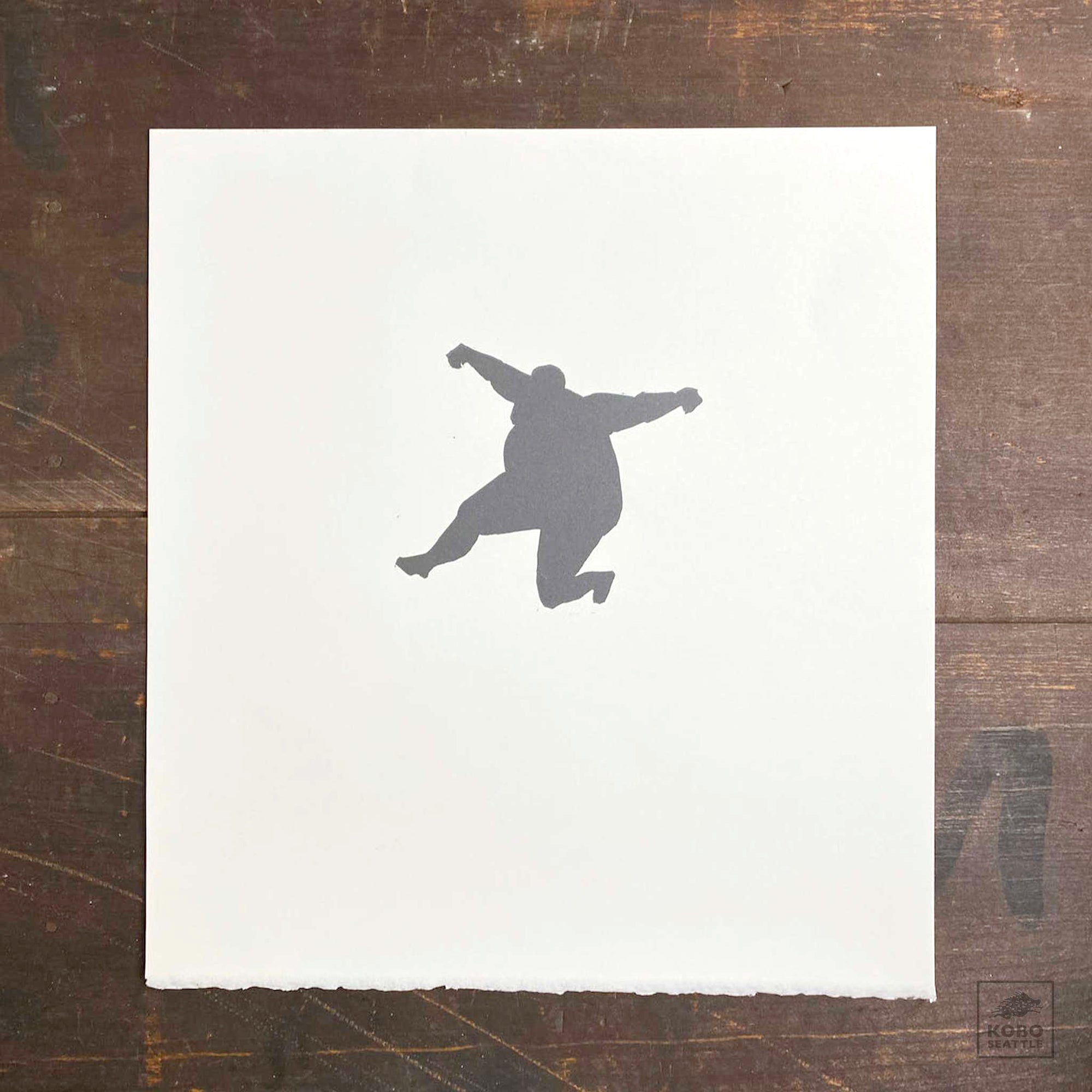 Tomoko Suzuki Monoprint G - Jumping Over
