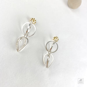 Maru Tsubomi Earrings by Tatakko