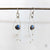 Spectrolite + Silver Dangle Earrings